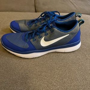 Nike Mens 13. Free TR Versatility AMP Brazil Trainer Shoes Blue